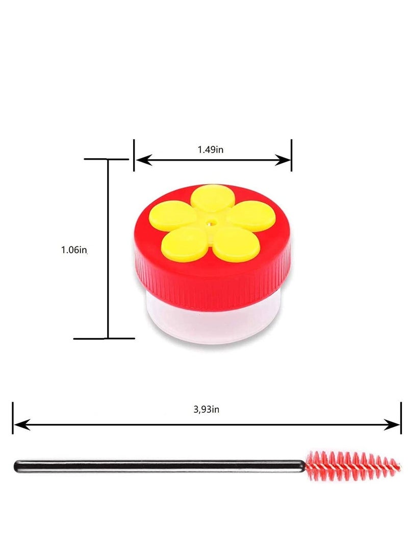 KASTWAVE - KASTWAVE Handheld Hummingbird Feeders for Outdoors, hummingbird Feeders with Suction Cups, Leak Proof Hummingbird Feeder for Windows Outside Easy to Clean and Fill, Including Hanger, 4 Pack - Image 1