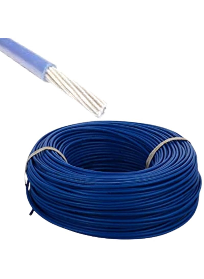 TRIDEO TRIDEO Robust 50Meter Blue 16mm Aluminum Wire for HeavyDuty and LongDistance Electrical Connections  - Image 1