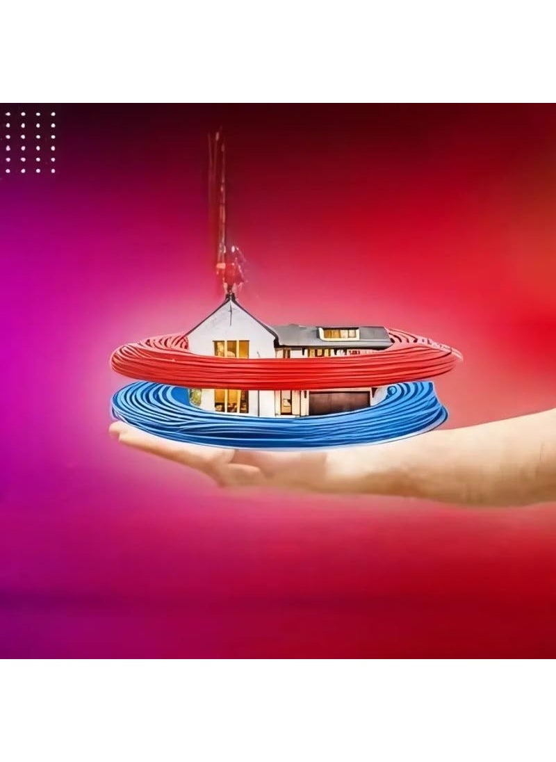 TRIDEO TRIDEO Robust 50Meter Blue 16mm Aluminum Wire for HeavyDuty and LongDistance Electrical Connections  - Image 3