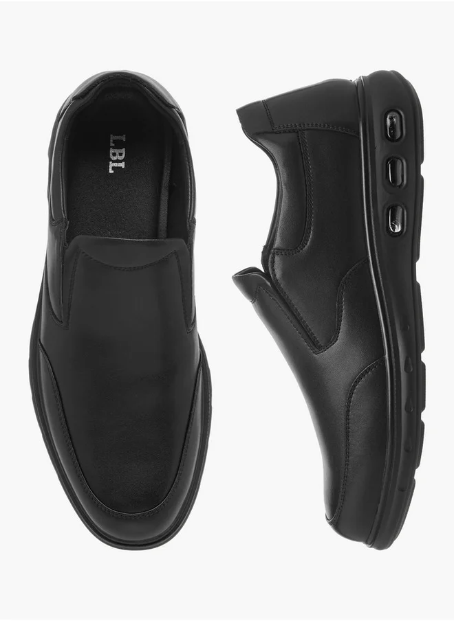 ال بي ال من شو اكسبرس Men's Solid Slip-On Loafers