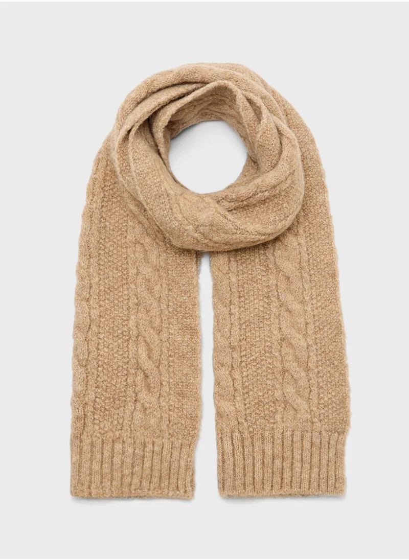 Robert Wood Casual Wool Scarf