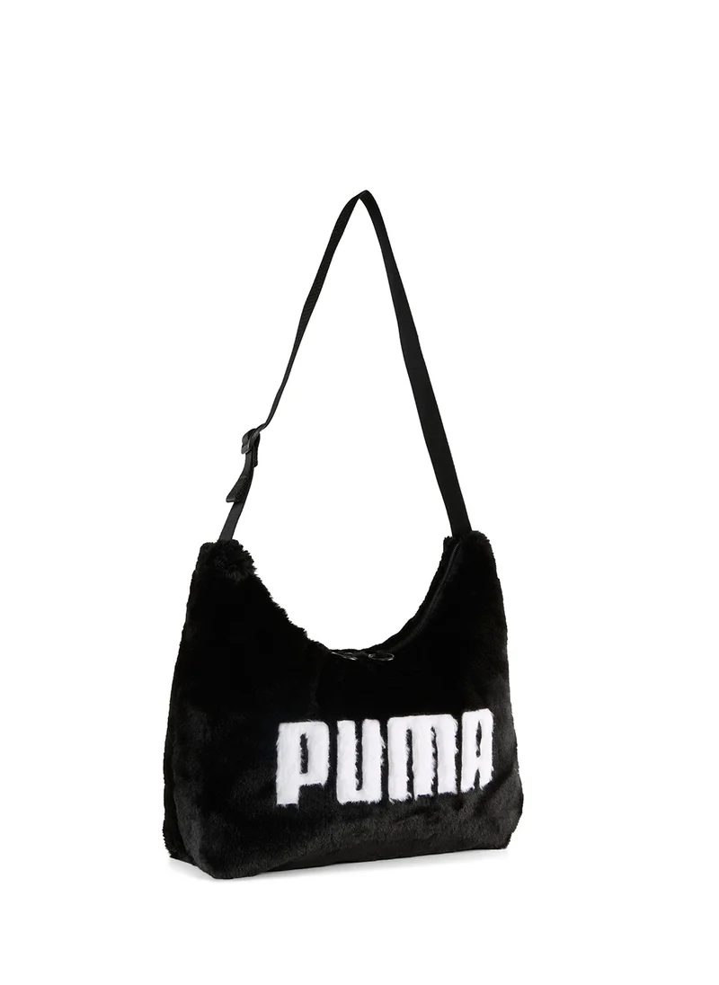PUMA Up Faux Fur Slouchy Hobo Bag
