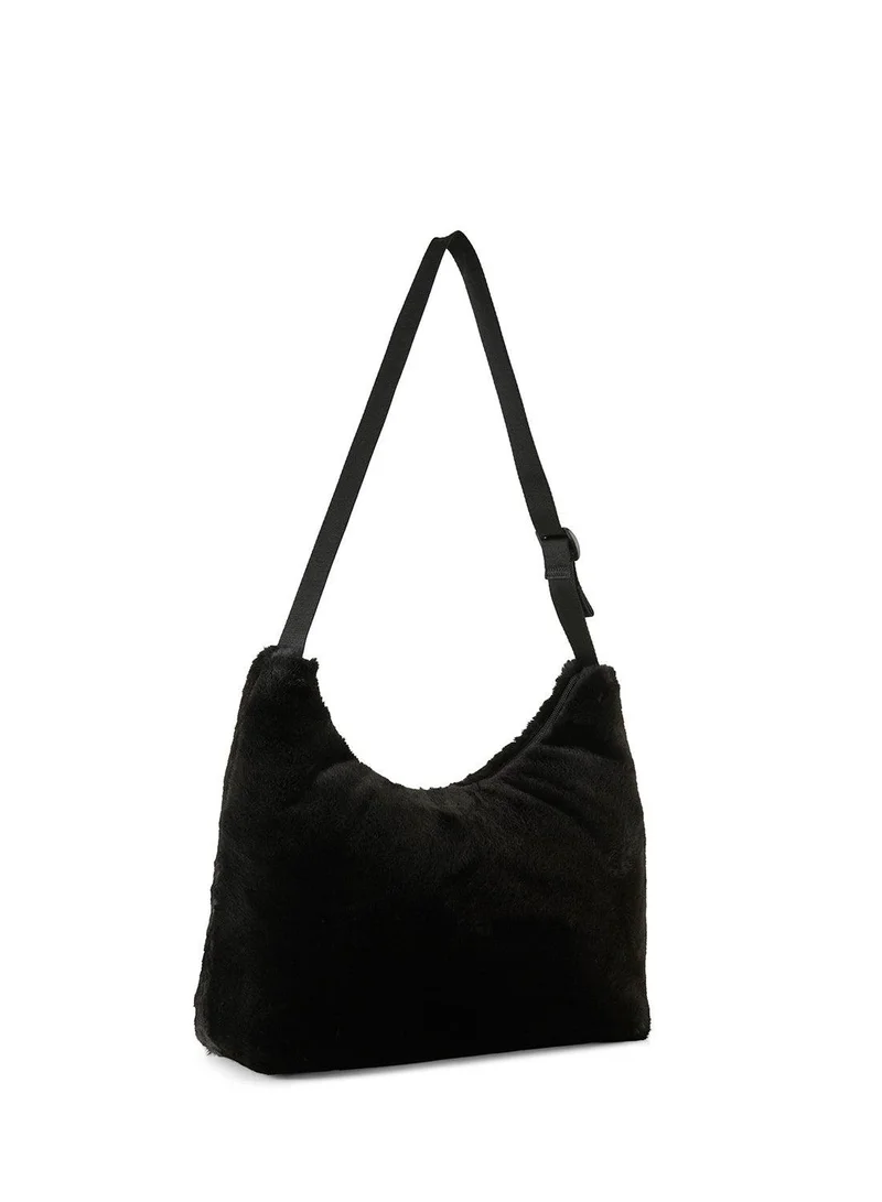 PUMA Up Faux Fur Slouchy Hobo Bag