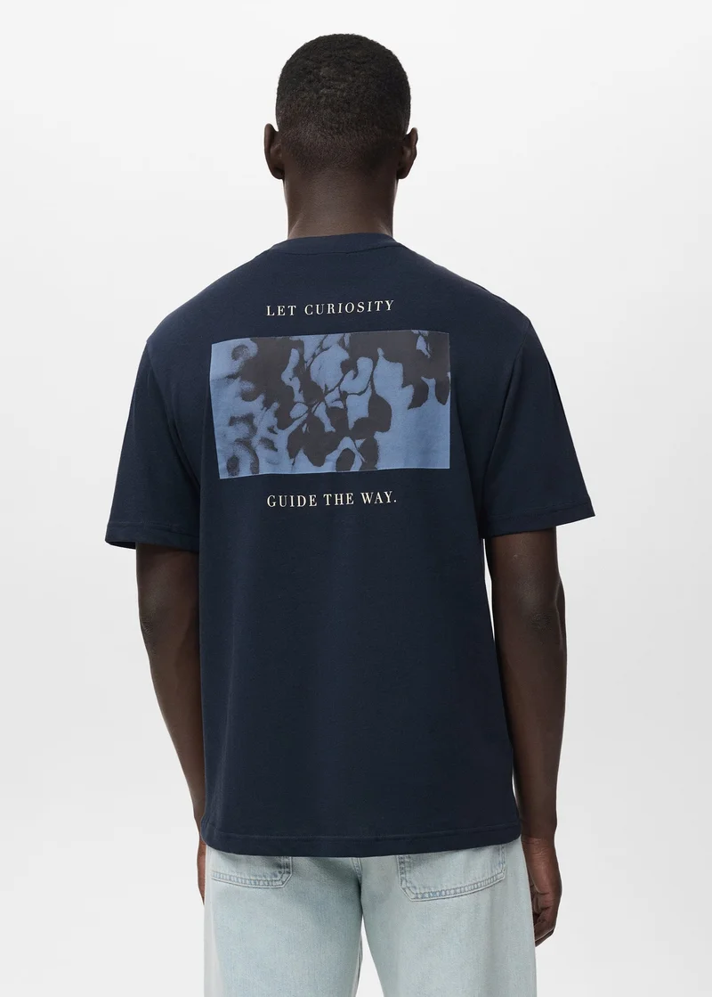 Mango Man 100% cotton t-shirt text