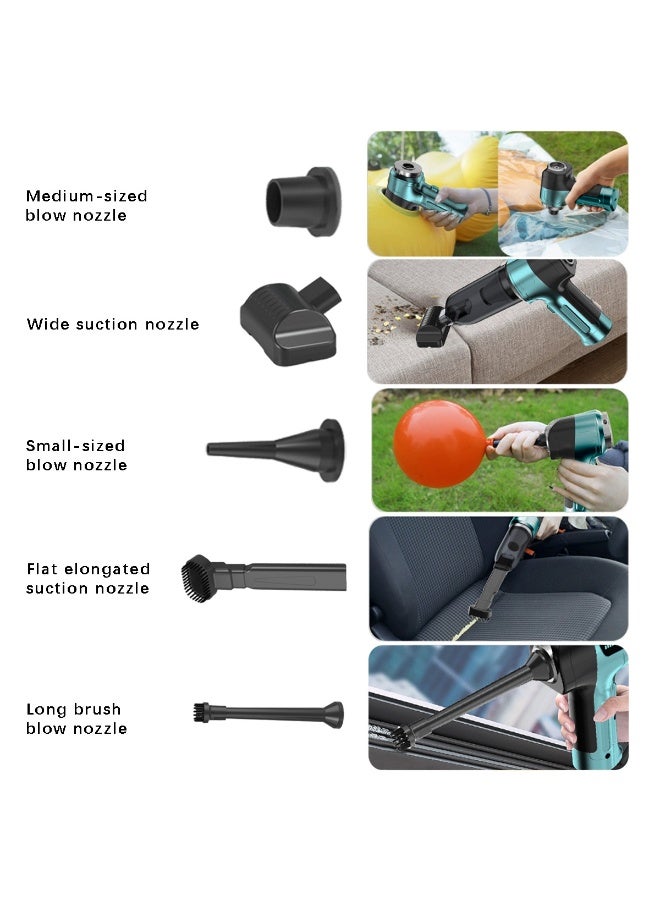 ACYYH Portable Car Vacuum Cleaner, Handheld Cordless with Multiple Attachments - Image 3