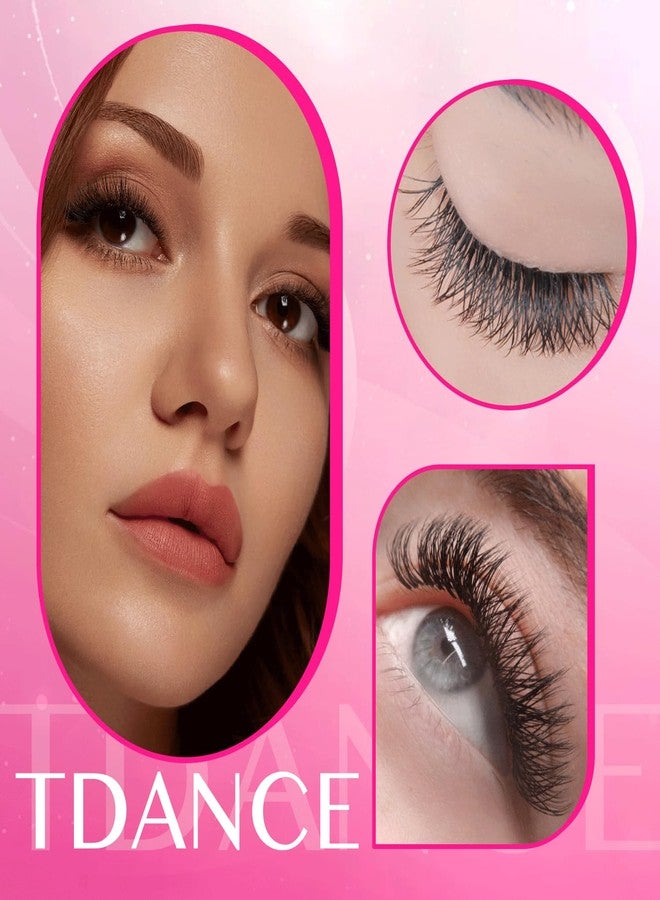TDANCE YY Lash Extensions C Curl 0.07mm Thickness Volume Extension 4D Fans 11mm YY Lashes Long Lasting Easy Application Lashes Premade Fans Matte Black Lashes(YY, C-0.07,11mm) - Image 3