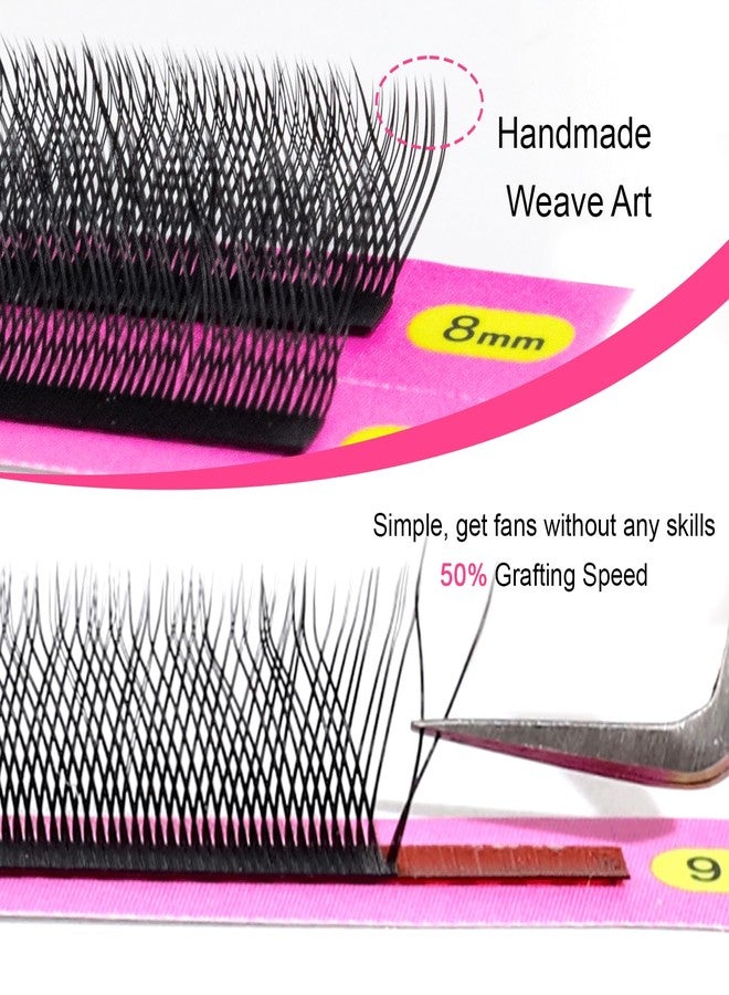TDANCE YY Lash Extensions C Curl 0.07mm Thickness Volume Extension 4D Fans 11mm YY Lashes Long Lasting Easy Application Lashes Premade Fans Matte Black Lashes(YY, C-0.07,11mm) - Image 4