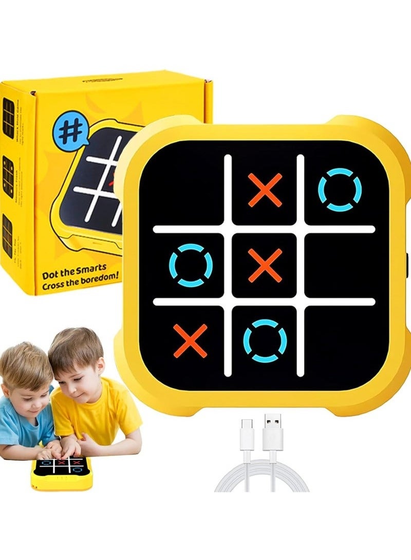 Aijmil xo game Electronic Tic-Tac-Toe Game | 3 Modes | Memory Training | Family Travel Toy - Image 2