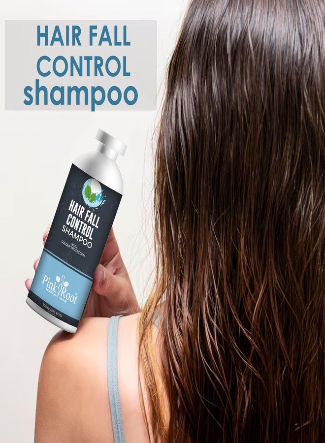 Pink Root Hair Fall Control Shampoo 250 ml & Hair Fall Control 250ml (Pack of 2) - Strengthens hair from the roots | Controls Hair Fall & Prevents Greying | Sulphate, Paraben, Silicone Free - Image 3