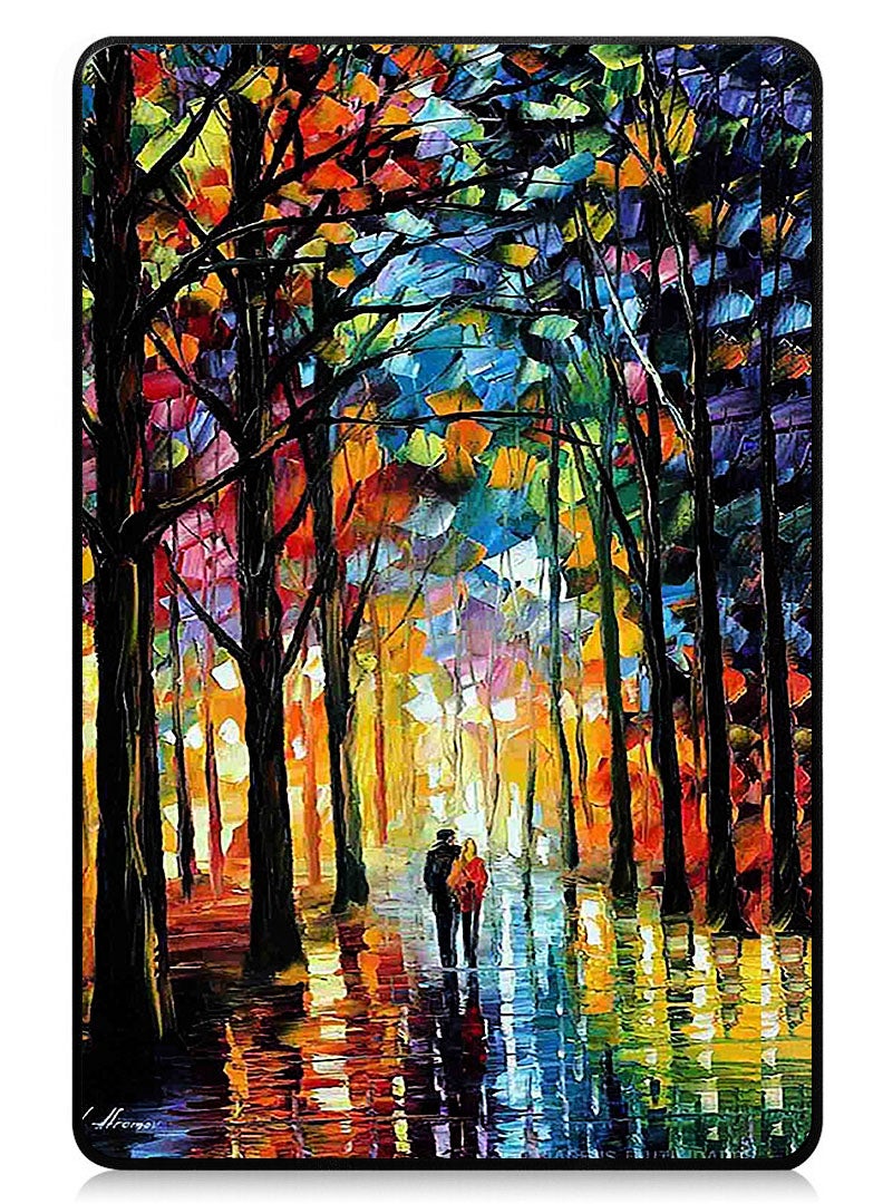 Theodor Protective Flip Case For Xiaomi Pad 7 & Xiaomi Pad 7 Pro With Trifold Stand Auto Wake Sleep Shockproof Cover - Colorful  Art Couple - Image 1