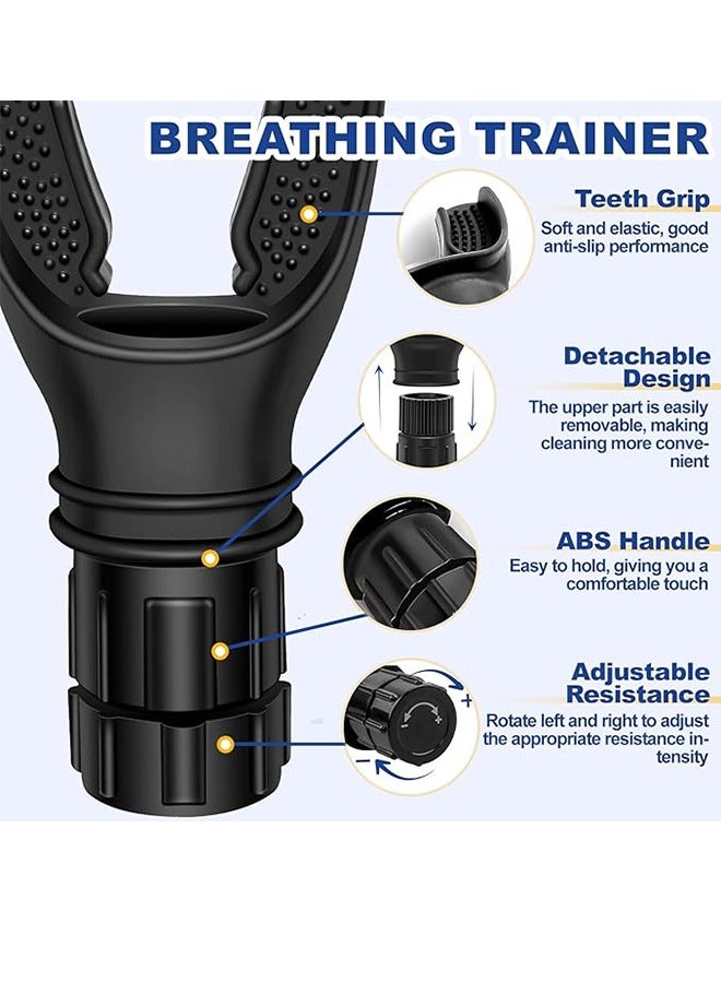 Generic Breathing Trainer, Portable Lung Trainer, Bsistance Trainer, For Oral And Muscle Training, Daily Fitness Training, Easy To Clean Design  - Image 2
