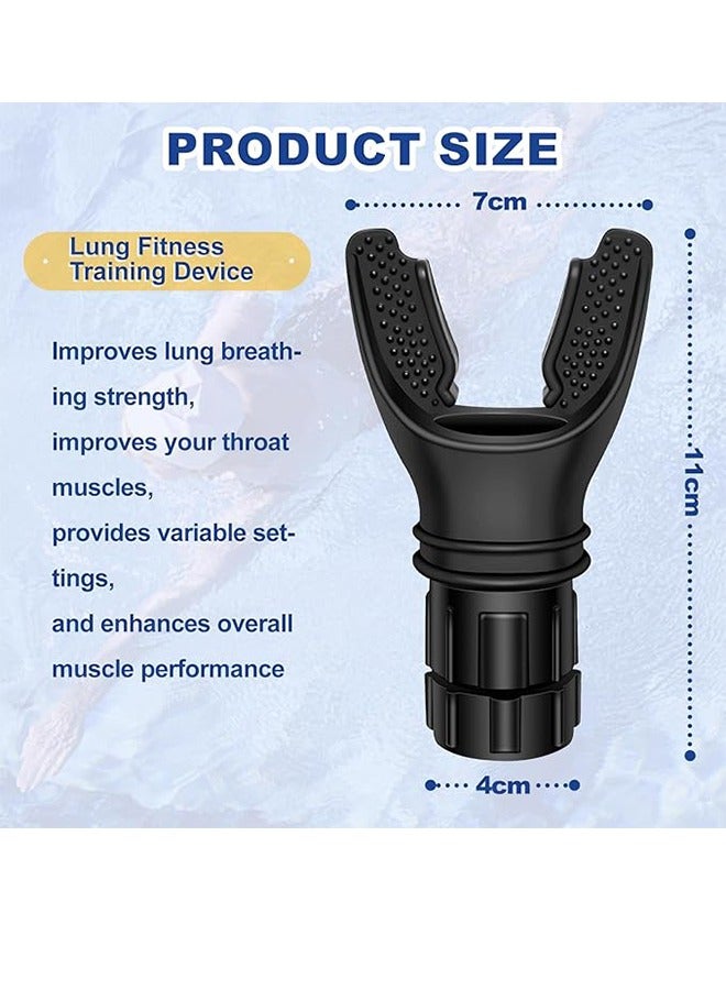 Generic Breathing Trainer, Portable Lung Trainer, Bsistance Trainer, For Oral And Muscle Training, Daily Fitness Training, Easy To Clean Design  - Image 4