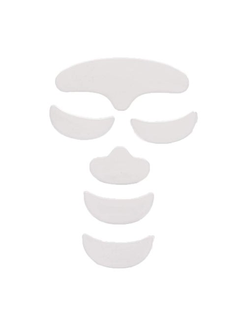 ZJchao Wrinkle Patches 6Pcs Silicone Smile Patch Pad Facial Wrinkle Patches Skin Lifting Forehead Eye Chin Face Patch Face Wrinkle Remover Strips for Reducing Eye Around Mouth Upper Lip