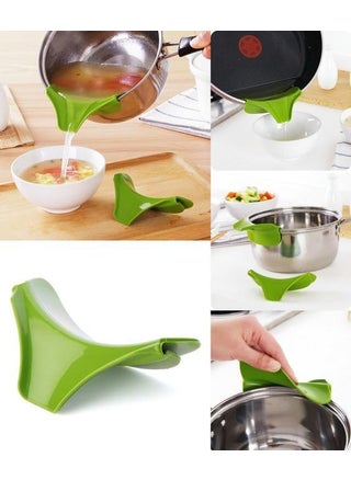 NextWave Enterprise AntiSpill Kitchen Funnel Gadget Silicone Slip On Pour Spout On Single Free for Pots Pans and Bowls and Jars Kitchen Tool Pack of 1 - pzsku/Z8F227C1ED785655BDFE0Z/45/1748243582/764f00a7-4633-4581-8942-a337bb98cca6
