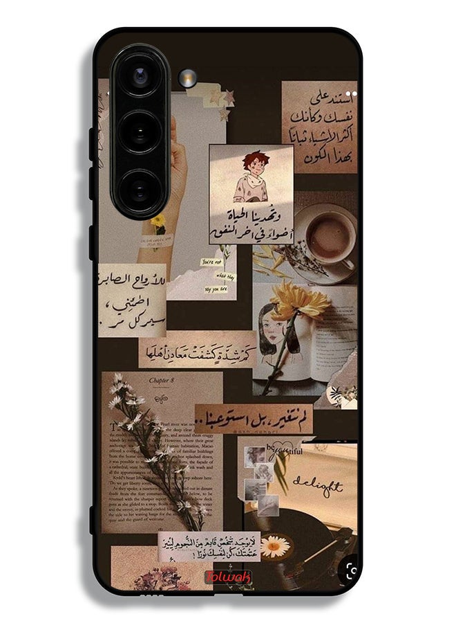 Tolwak Samsung Galaxy S23 Plus 5G Protective Case Cover Arabic Quotes Vintage - Image 3