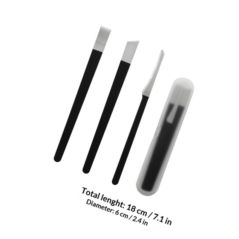 4Pcs Foot Nail Trimming Tools Household Accessories Nail Trimmer Black - Image 2