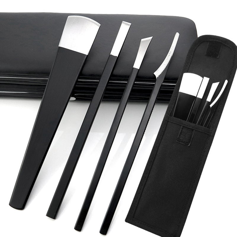 4Pcs Foot Nail Trimming Tools Household Accessories Nail Trimmer Black - Image 1