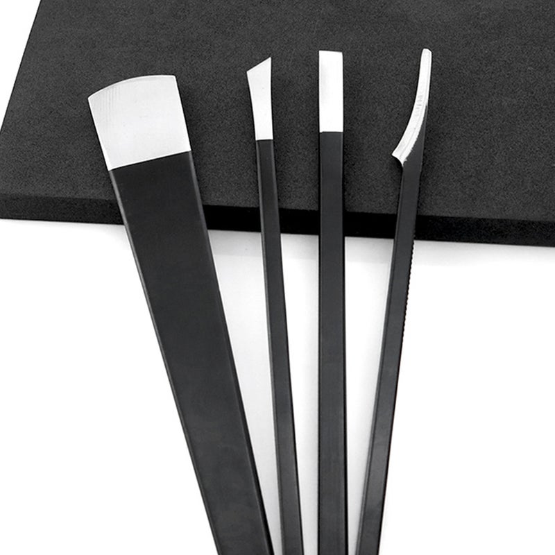 4Pcs Foot Nail Trimming Tools Household Accessories Nail Trimmer Black - Image 4