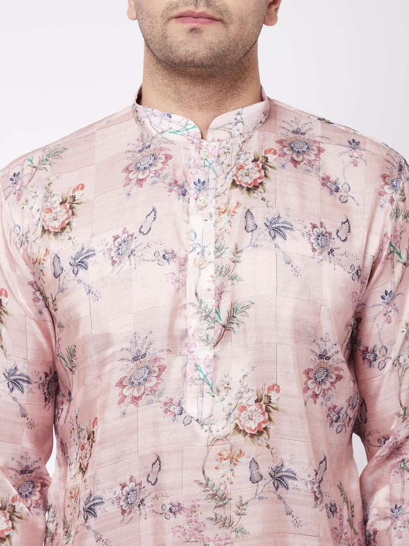 VASTRAMAY Men’s Multicolor Kurta | Elegant Ethnic Wear for Weddings & Festive Celebrations - Image 5