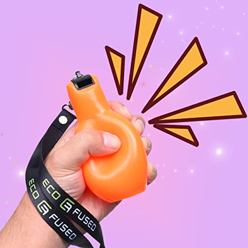 ECO-FUSED EcoFused 2X Hand Squeeze Whistles Includes 2X Lanyards - Image 3