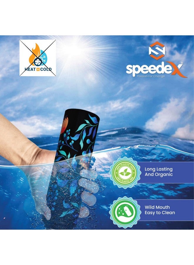 Speedex Stainless Steel Water Bottle 1 Ltr, Bloom In Dark, Stainless Steel Screw Cap Bottle for Girls and Boys, Adults & Kids, Gym, Sports, Fridge Use, Perfect for School & Office - 1000 ml (Set of 1) - Image 3