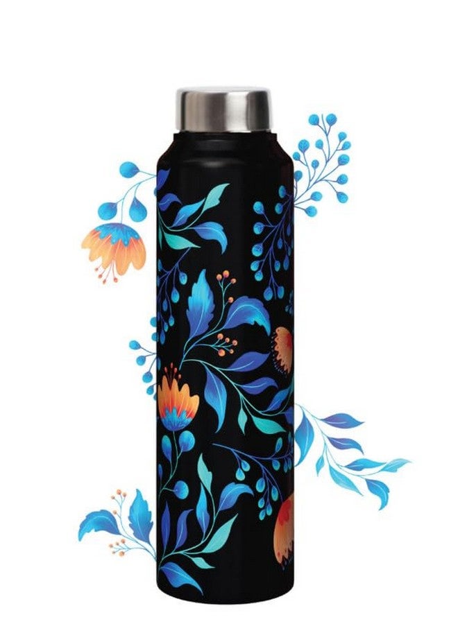 Speedex Stainless Steel Water Bottle 1 Ltr, Bloom In Dark, Stainless Steel Screw Cap Bottle for Girls and Boys, Adults & Kids, Gym, Sports, Fridge Use, Perfect for School & Office - 1000 ml (Set of 1) - Image 1