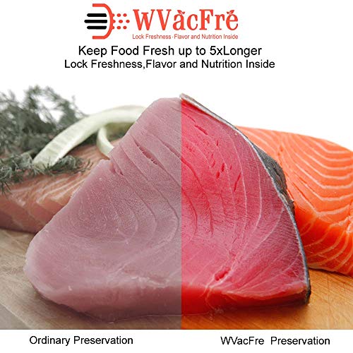 WVacFre 200 Quart Size 8x12Inch Vacuum Sealer Freezer Bags with Commercial Grade,BPA Free,Heavy Duty,Great for Food Vac Storage or Sous Vide Cooking - Image 4