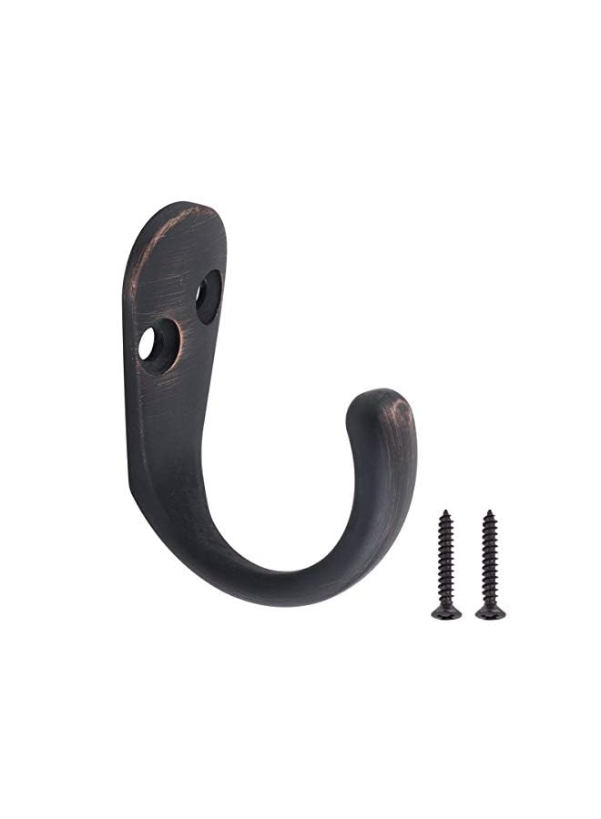 IAF Basics Robe Hook - Oil Rubbed Bronze, 5-Pack - Image 3