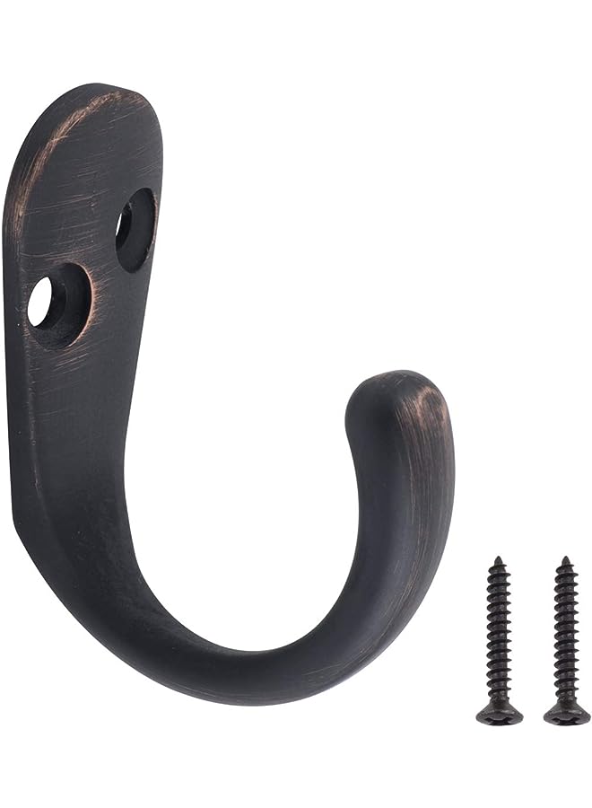 IAF Basics Robe Hook - Oil Rubbed Bronze, 5-Pack - Image 1