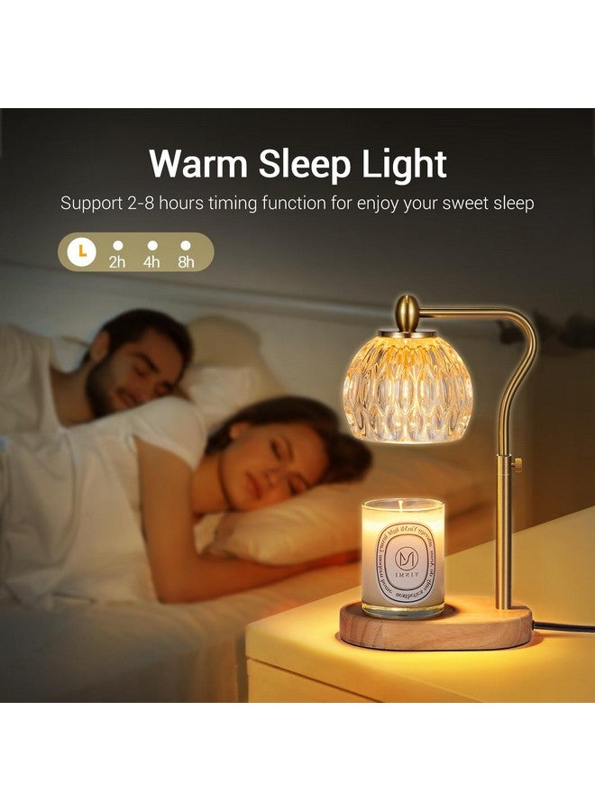 NVRGIUP Candle Warmer, Candle Warmer Lamp with Timer & Dimmer Height Adjustable for All Size Scented Candles, with 2 * 50W Bulbs for Home Decor Mothers Day(Gold) - Image 5