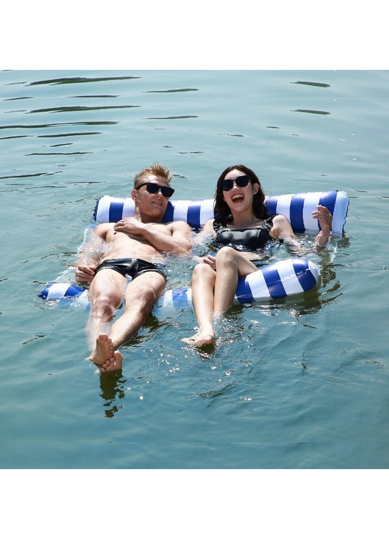 YelaJoy Pool Hammock Floats Water Chair Foldable Inflatable Swimming Floating Lounger With Pump for 2 Adults  - Image 1