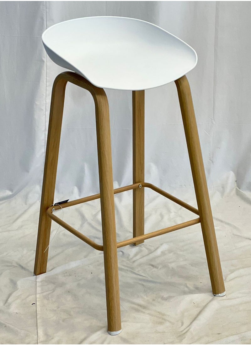 Living Set Of 5 Pieces Bar Stools Modern Counter Height Barstools  - Image 5