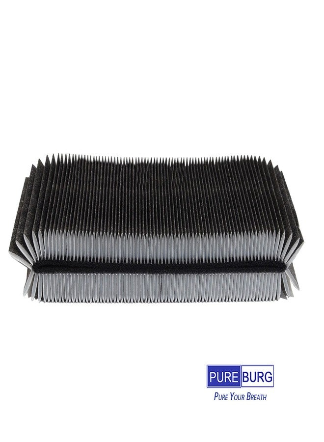 PUREBURG فلتر بديل من بيوربيرغ متوافق مع جهاز تنقية الهواء دوبراي بلوم AIR030W، عبوة من 4 فلاتر H13 من الكربون النشط، 2 في 1 لتنقية الهواء من الغبار - Image 4