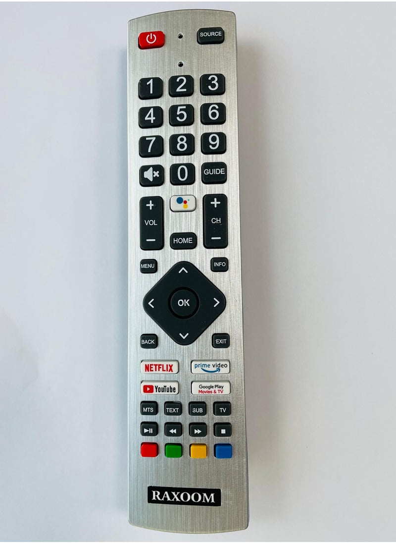 Raxoom - Remote Control for Sharp Aquos UHD 4K Freeview 3D HD Smart TV with Netflix Youtube NET+ Buttons LC-24DHG6001K LC-32HG5141K LC-40FG5242E LC-43FG5242E - Image 1