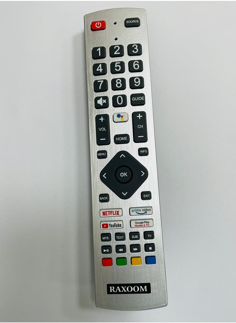 Raxoom - Remote Control for Sharp Aquos UHD 4K Freeview 3D HD Smart TV with Netflix Youtube NET+ Buttons LC-24DHG6001K LC-32HG5141K LC-40FG5242E LC-43FG5242E - Image 1