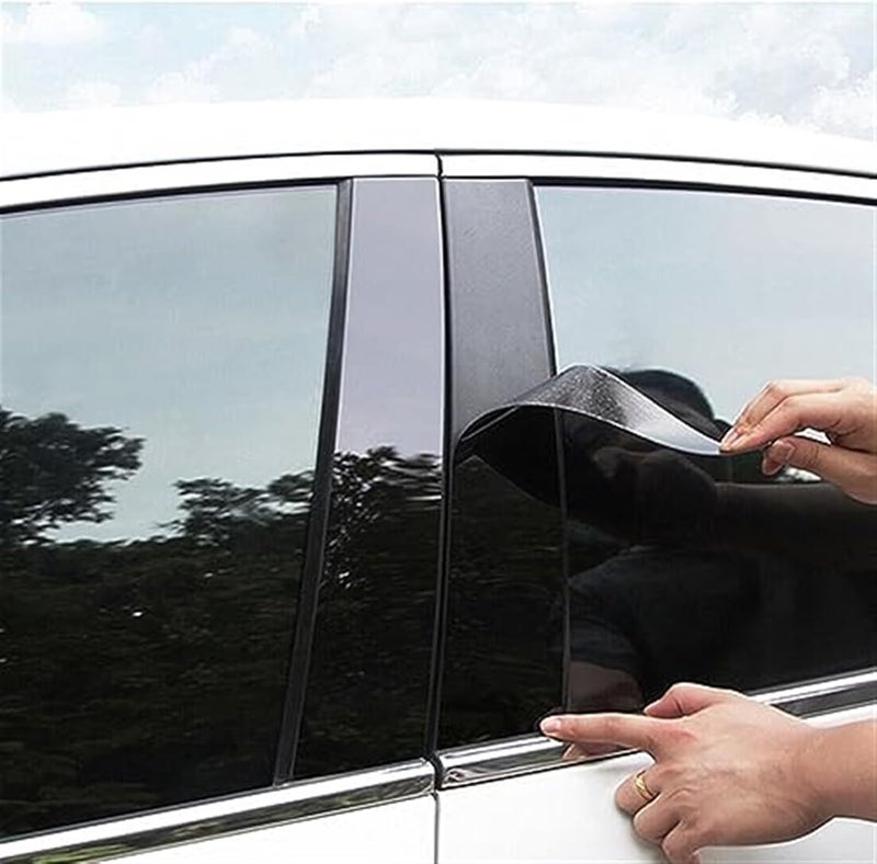 Wivplex Glossy Black Car Window Trim Cover for VW Polo - Image 3