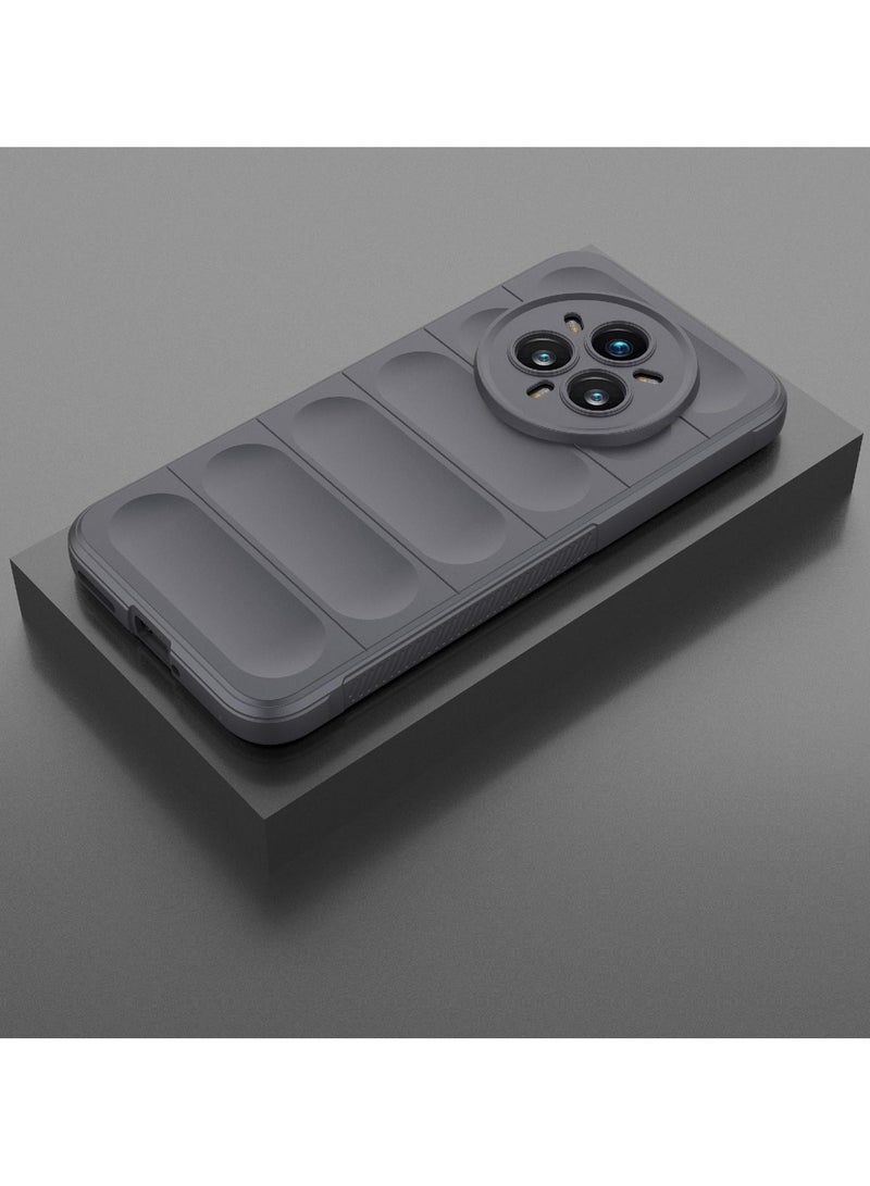 Phone case cover Magic Shield TPU + Silicone Shockproof Phone Case For  Realme 14 Pro Plus (Dark Grey) - Image 2