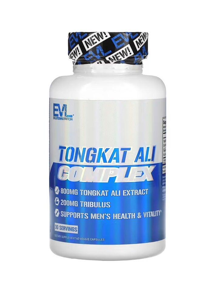 EVLUTION NUTRITION Tongkat Ali Complex  800 mg 60 Veggie Capsules - Image 1
