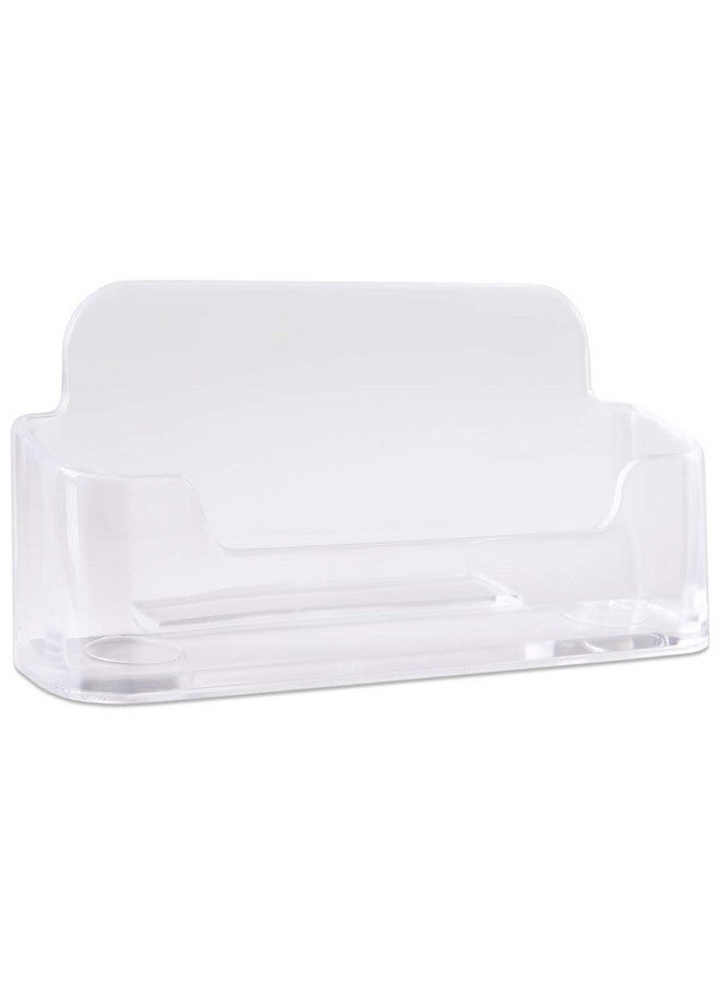 Beauticom Auticom Premium Business Name Card Holder Desktop Countertop Acrylic Plastic Single Display Stand For Professional Personal Home Office Use - Image 4