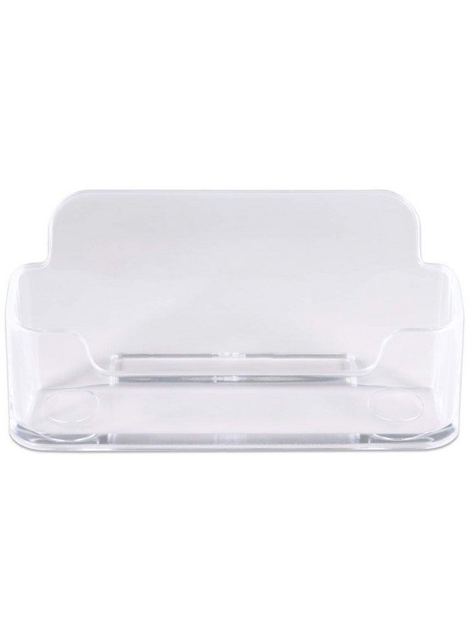 Beauticom Auticom Premium Business Name Card Holder Desktop Countertop Acrylic Plastic Single Display Stand For Professional Personal Home Office Use - Image 3