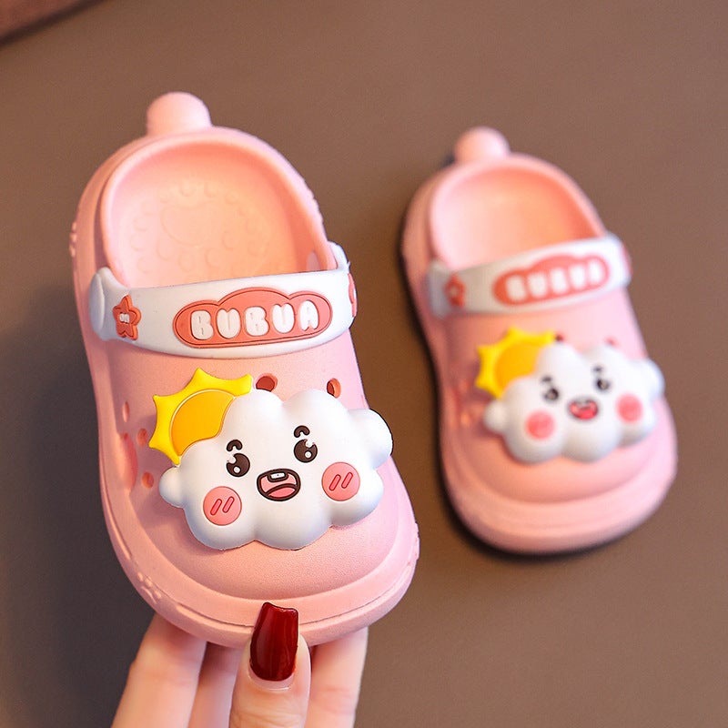 Children'S Slippers Summer Boys And Children'S Bath Bathroom Non-Slip Baby Girl'S Hole Shoes - Image 2