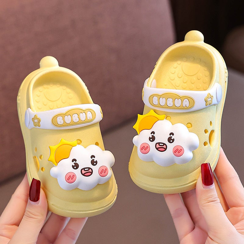 Children'S Slippers Summer Boys And Children'S Bath Bathroom Non-Slip Baby Girl'S Hole Shoes - Image 4