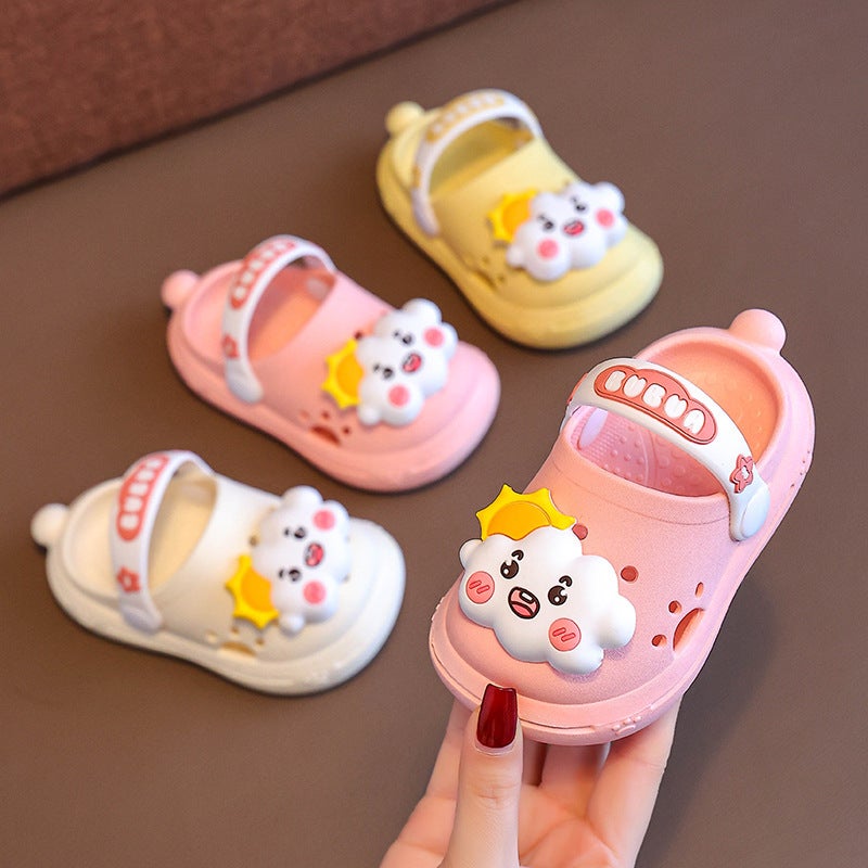 Children'S Slippers Summer Boys And Children'S Bath Bathroom Non-Slip Baby Girl'S Hole Shoes - Image 3
