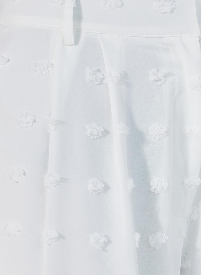 Styli Textured Wide Leg High Rise Pants  - Image 3
