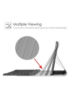 General Arabic & English Keyboard Case Compatible with Lenovo Tab M10 3rd Gen/M10 plus 3gen/M10 FHD plus/M10 FHD REL/M10 HD (2nd Gen)/M10 Slim Case with Detachable Wireless Bluetooth Keyboard  - Image 2