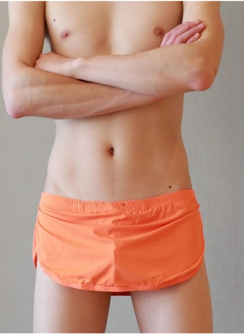 Loquat Men Low Waist Men'S Panties Orange  - Image 1