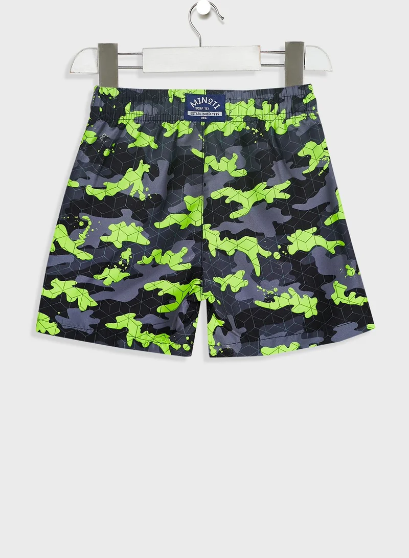 MINOTI Youth Printed Shorts