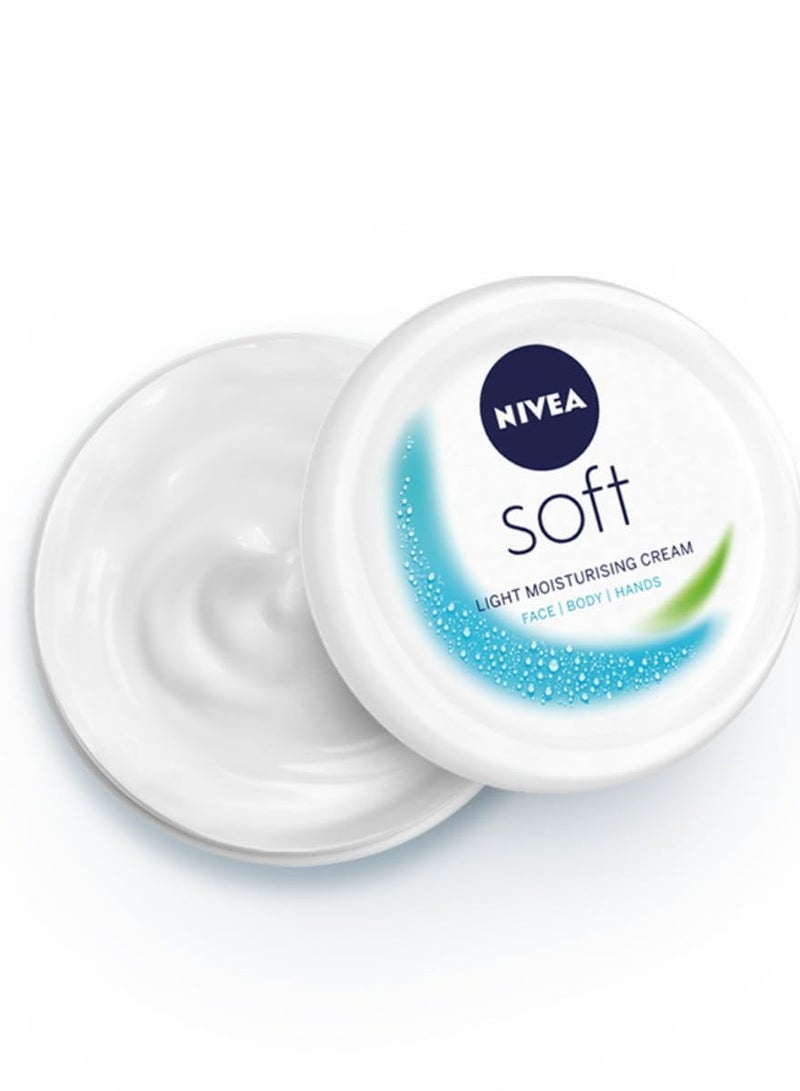 Nivea نيفيا سوفت مرطب خفيف، 200 مل - Image 1