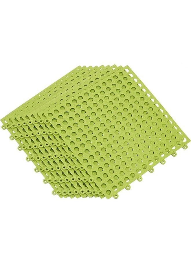 Generic - 8 Pieces Non-Slip Flooring Tiles Mats for Bathroom, Shower, Kitchen, Swimming Pool, Balcony, Deck, Patio - Image 1