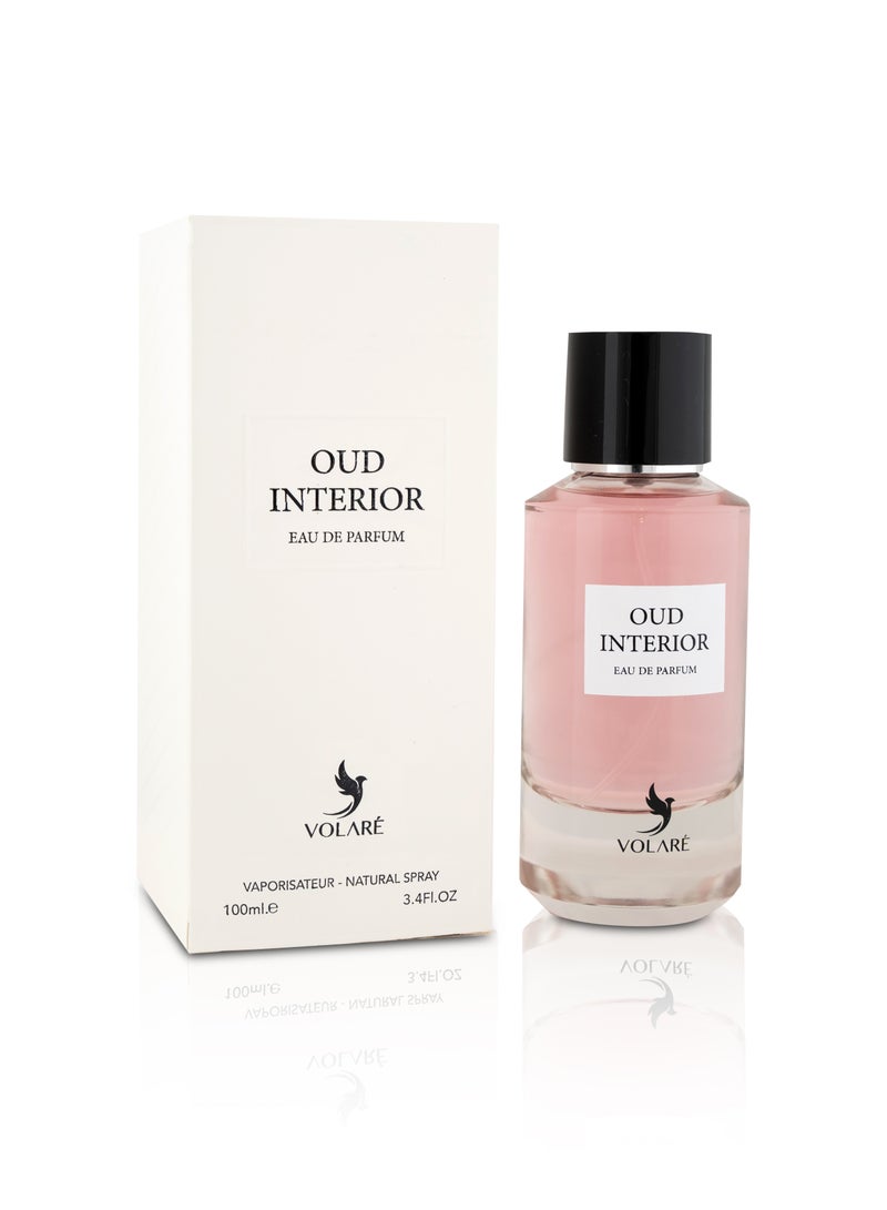 فولاريه عود إنتيريور عطر للجنسين، 100 مل - مزيج فاخر من العود والنفحات الزهرية - Image 1